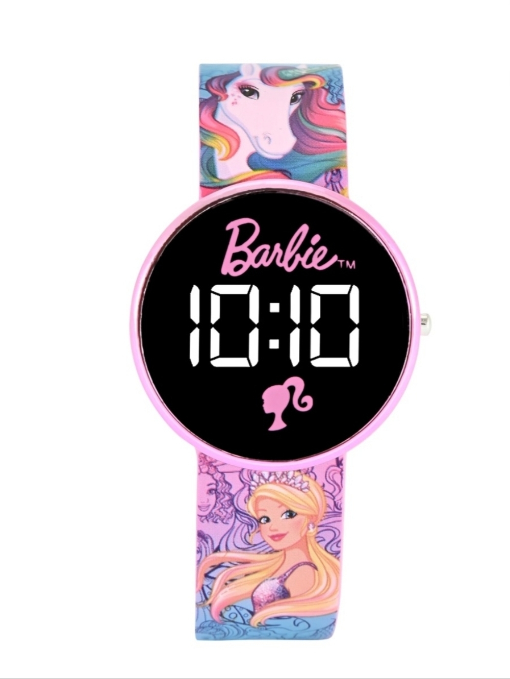 Kids Barbie Pink LED Watch (C5-X)